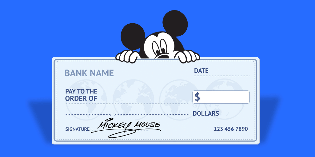 Rhode Island residents got tax refund cheques signed by Mickey Mouse!